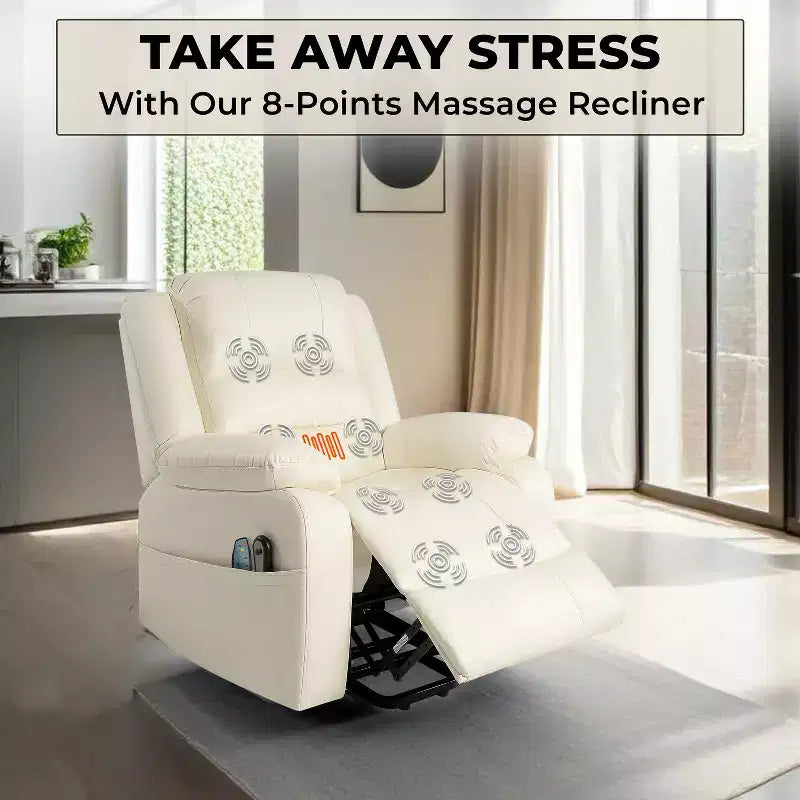 Fauteuil inclinable releveur électrique clouté