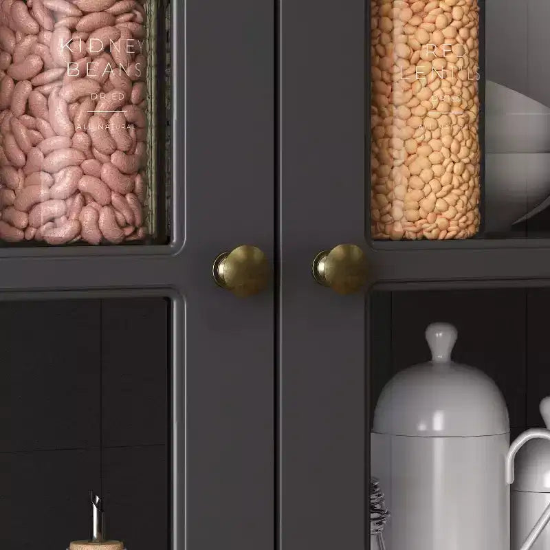 Vitrine bibliothèque avec porte vitrée et tiroirs de 80 cm de large