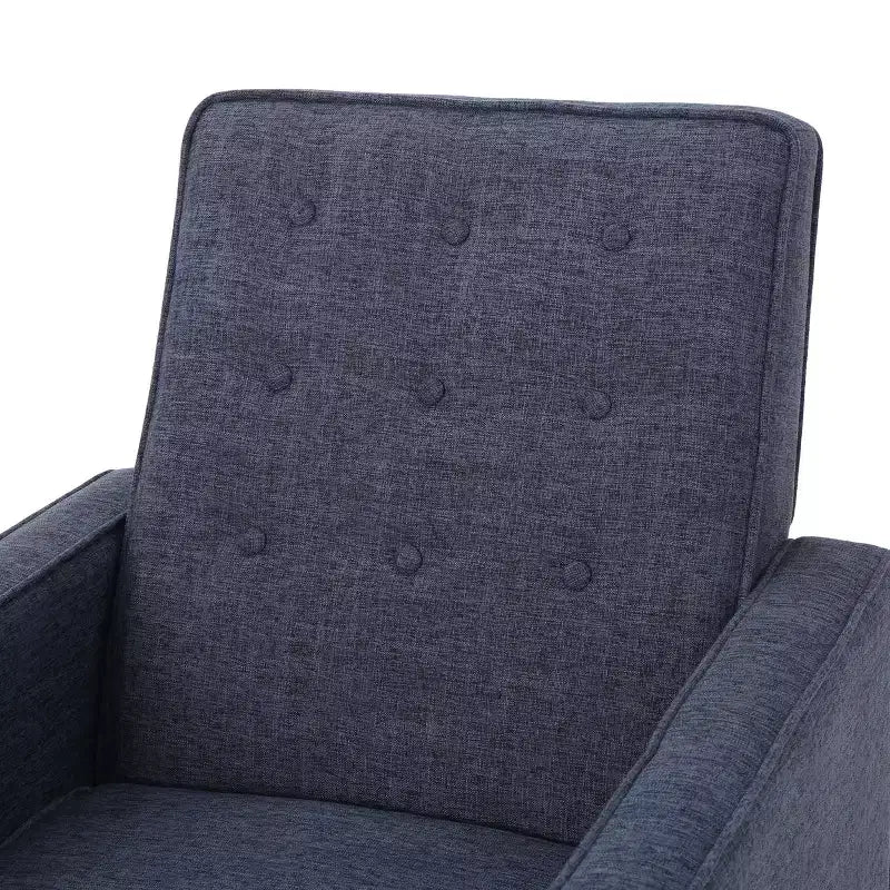 Lot de 2 fauteuils inclinables capitonnés du milieu du siècle
