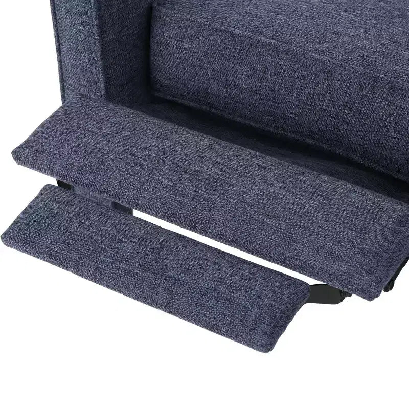 Lot de 2 fauteuils inclinables capitonnés du milieu du siècle