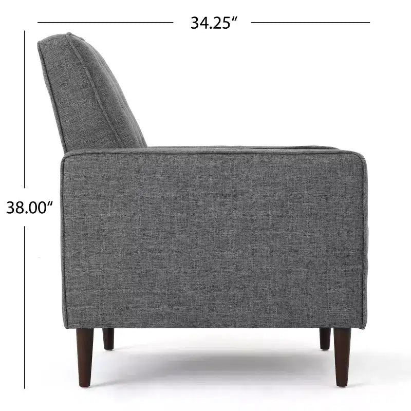 Lot de 2 fauteuils inclinables capitonnés du milieu du siècle