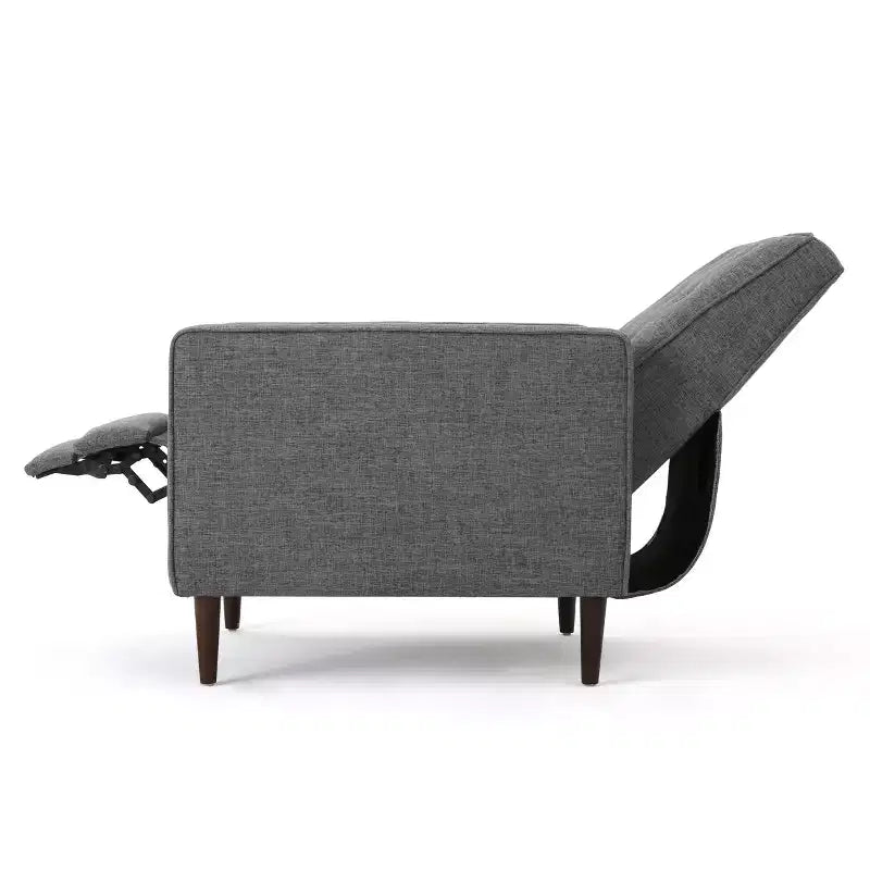 Lot de 2 fauteuils inclinables capitonnés du milieu du siècle
