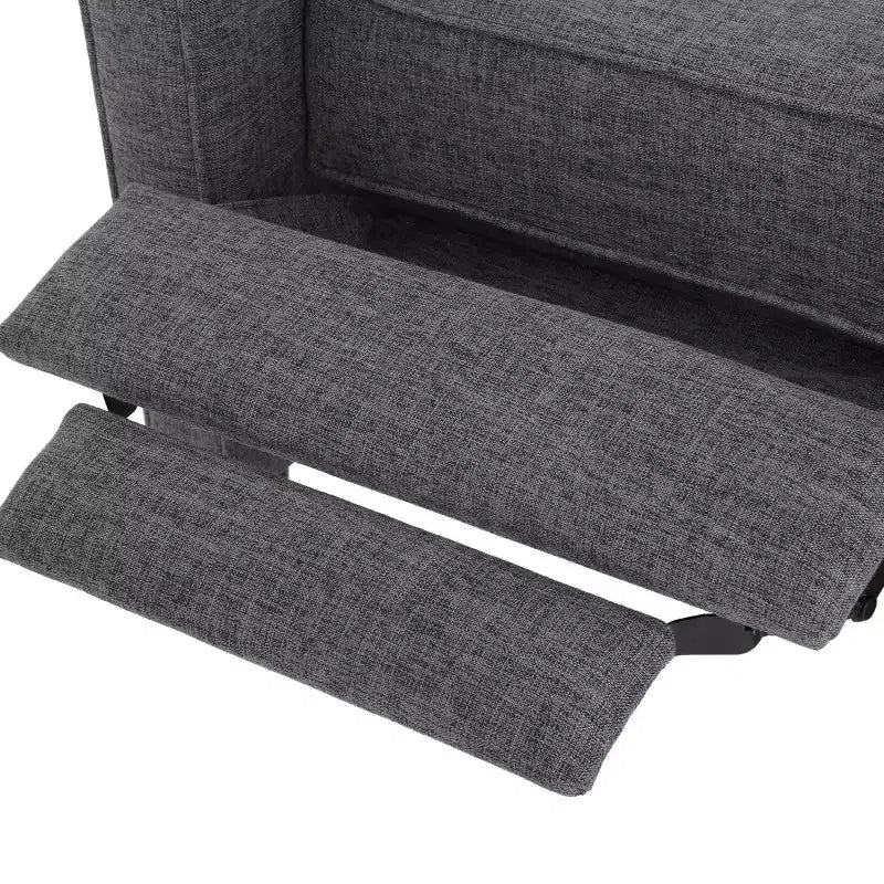 Lot de 2 fauteuils inclinables capitonnés du milieu du siècle