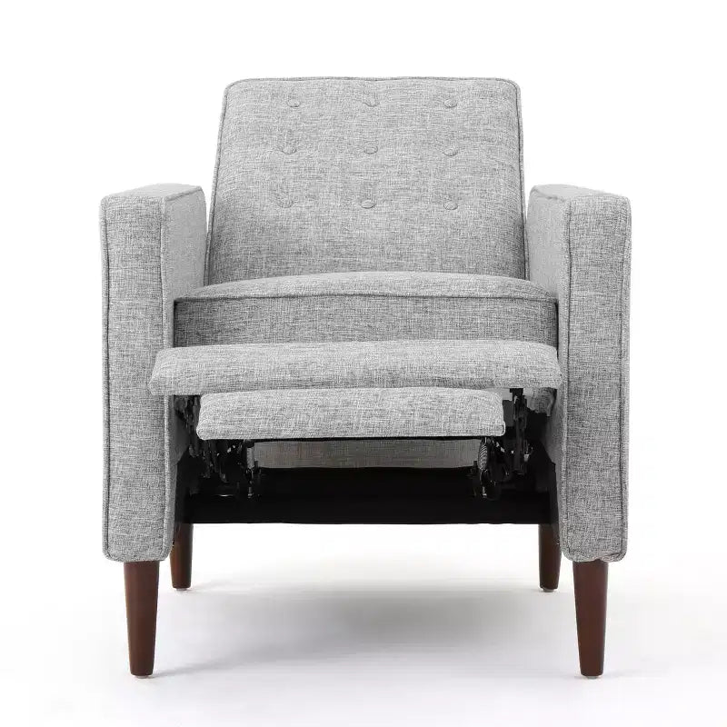 Lot de 2 fauteuils inclinables capitonnés du milieu du siècle