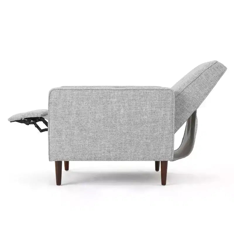 Lot de 2 fauteuils inclinables capitonnés du milieu du siècle