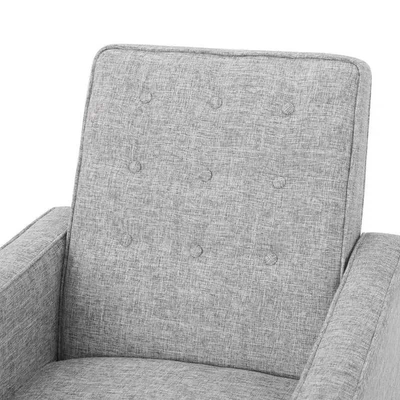 Lot de 2 fauteuils inclinables capitonnés du milieu du siècle