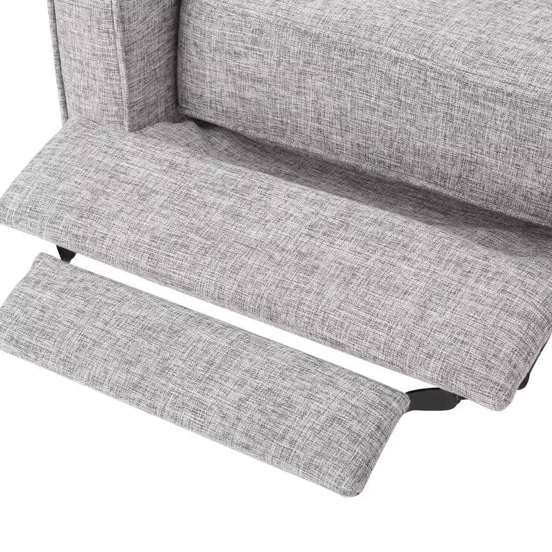Lot de 2 fauteuils inclinables capitonnés du milieu du siècle