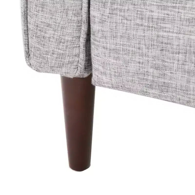 Lot de 2 fauteuils inclinables capitonnés du milieu du siècle