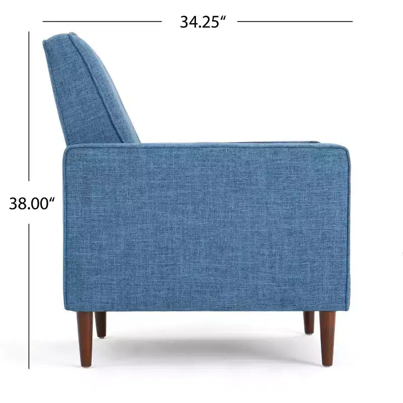 Lot de 2 fauteuils inclinables capitonnés du milieu du siècle
