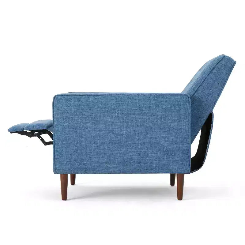 Lot de 2 fauteuils inclinables capitonnés du milieu du siècle