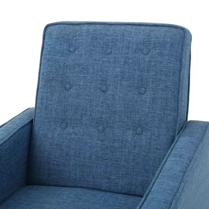 Lot de 2 fauteuils inclinables capitonnés du milieu du siècle
