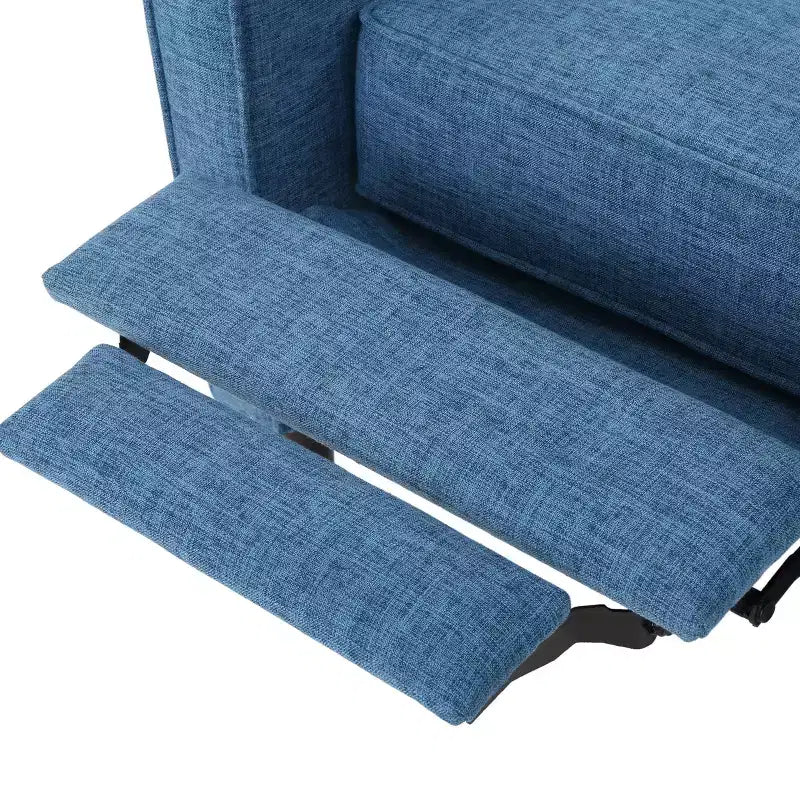 Lot de 2 fauteuils inclinables capitonnés du milieu du siècle