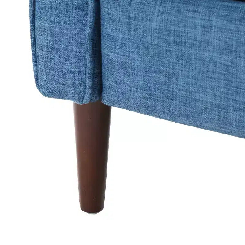 Lot de 2 fauteuils inclinables capitonnés du milieu du siècle