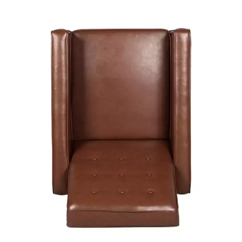 Lot de 2 fauteuils inclinables capitonnés du milieu du siècle