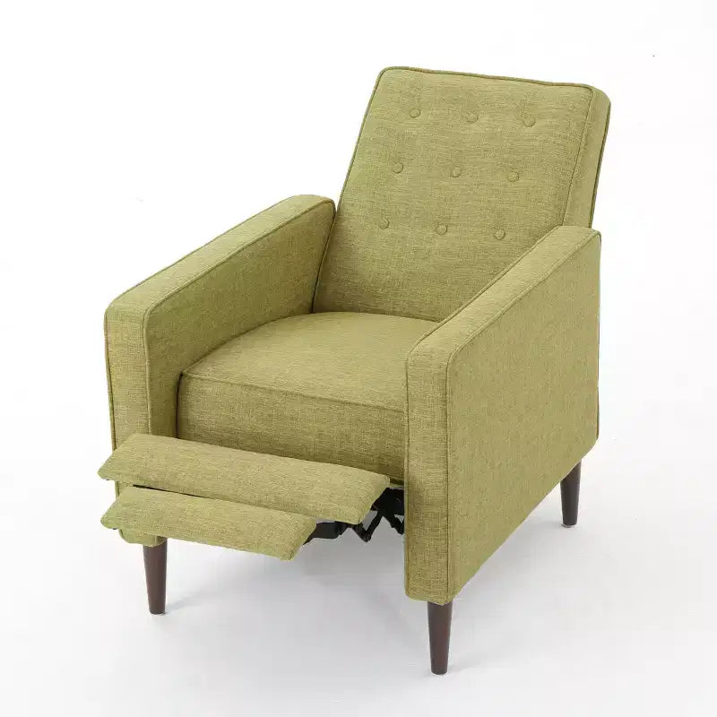 Lot de 2 fauteuils inclinables capitonnés du milieu du siècle