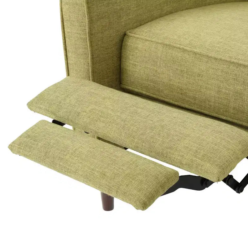 Lot de 2 fauteuils inclinables capitonnés du milieu du siècle