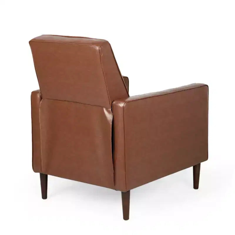 Lot de 2 fauteuils inclinables capitonnés du milieu du siècle