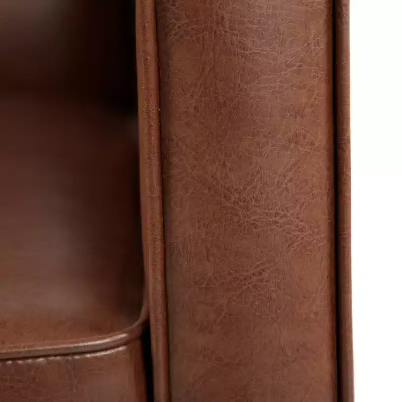 Lot de 2 fauteuils inclinables capitonnés du milieu du siècle