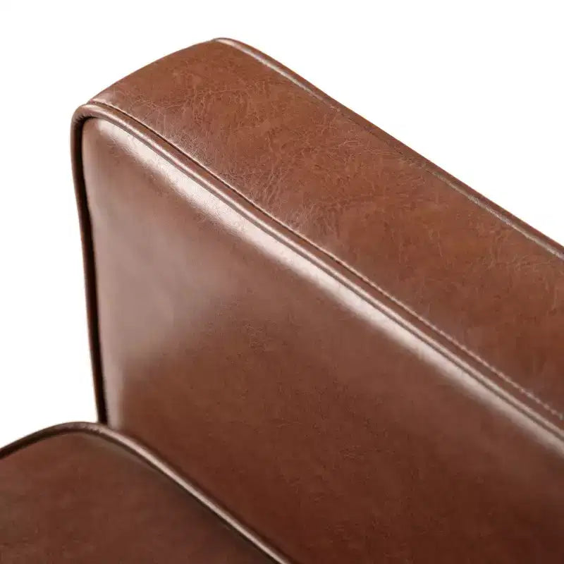 Lot de 2 fauteuils inclinables capitonnés du milieu du siècle