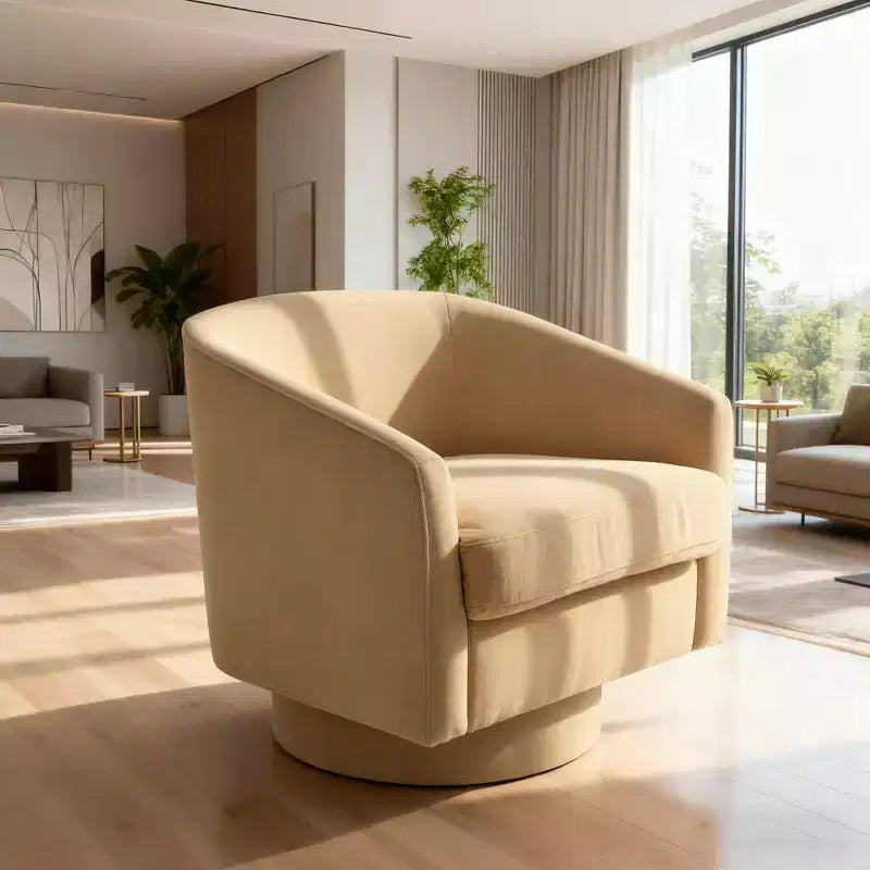 Fauteuil pivotant avec base rotative à 360 degrés – Disponible en lot de 1 ou 2