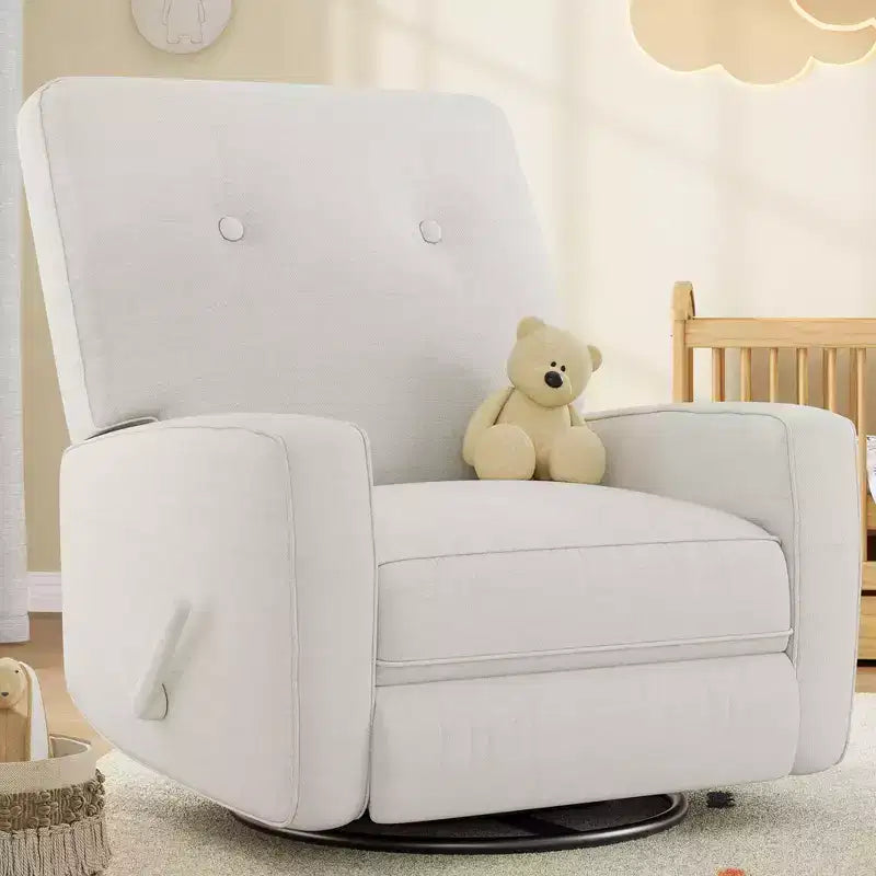 Fauteuil inclinable, pivotant à 360°, avec poches latérales